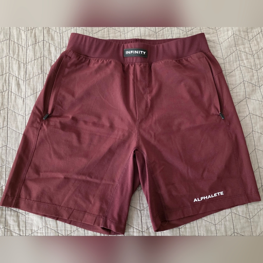 Alphalete Men's Infinity Shorts - M - Maroon